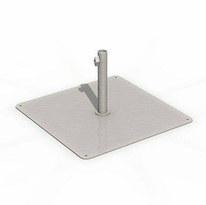 square steel floor plate for umbrellas