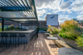 2000 series outdoor shelter covering an outside bar at Argo NYC