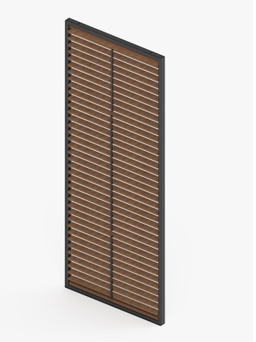 Sliding Shutter Wall Panel