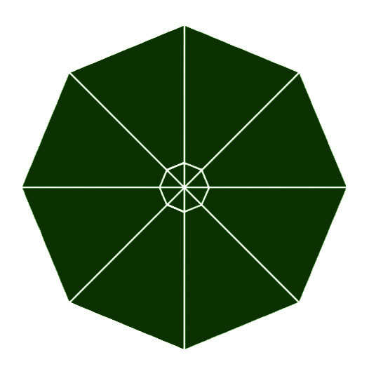 olive green fabric option for p-6 square quattro umbrella