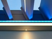 LED lighting options for 2000 series outdoor shelters- louvered-roof