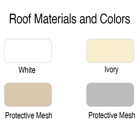 eclectic pergola roof color options