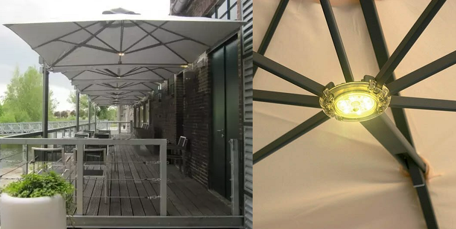 Outdoor Umbrella with Lights